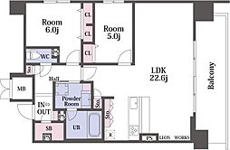 スプランディッド本町東DUE 19階