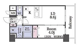 プレサンス鶴橋トレヴィエ 9階