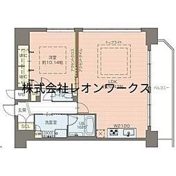 プレジオ鎗屋町 1LDKの間取図画像