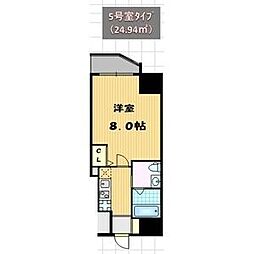 セレニテ梅田北 1Kの間取図画像