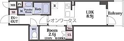K-COURT谷町四丁目 8階/809