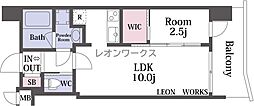 セレニテ西中島アリア弐番館 1LDKの間取図画像