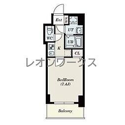 S-レジデンス緑橋駅前 1Kの間取図画像