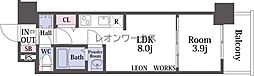 プレサンス堺筋本町エグゼブラン 1LDKの間取図画像