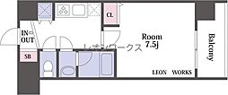レオンコンフォート難波サウスゲート 2階