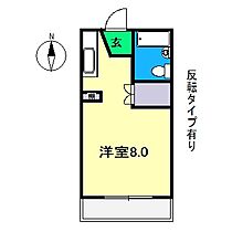 コーポあいりす 203 ｜ 高知県高知市朝倉本町1丁目5-16（賃貸マンション1R・2階・16.50㎡） その2