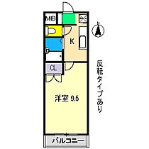 ヴィラ・アンソレイエ山ノ端 202 ｜ 高知県高知市山ノ端町（賃貸マンション1K・2階・28.00㎡） その2