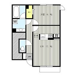 ルミエール 1LDKの間取図画像