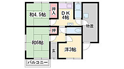 構2戸1貸家　東端