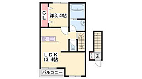 クリスタルハイツ土山  ｜ 兵庫県姫路市土山4丁目（賃貸アパート1LDK・2階・36.00㎡） その2