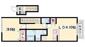 アルコバレーノII  ｜ 兵庫県西脇市小坂町（賃貸アパート1LDK・2階・44.90㎡） その2