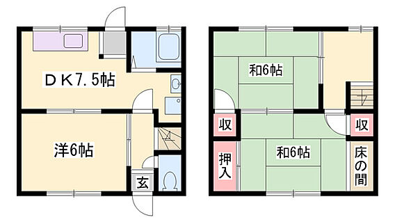 田寺2戸1_間取り_0