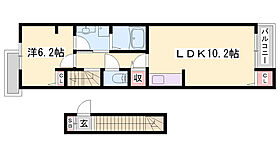 ファンド野里II  ｜ 兵庫県姫路市野里444丁目（賃貸アパート1LDK・2階・43.76㎡） その2