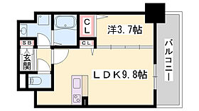 レジデンスh忍町  ｜ 兵庫県姫路市忍町（賃貸マンション1LDK・4階・32.43㎡） その2