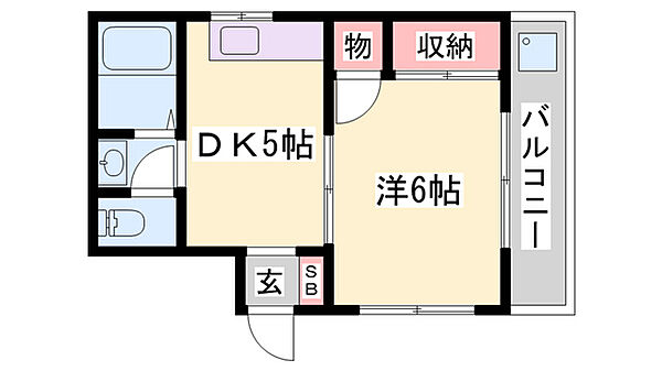 ハイツ松本 ｜兵庫県加東市社(賃貸アパート1DK・2階・29.00㎡)の写真 その2