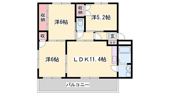 ラフォーレ龍野２棟_間取り_0