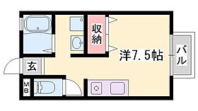 メゾンドール  ｜ 兵庫県姫路市書写（賃貸アパート1R・1階・23.40㎡） その2