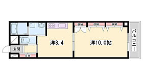 リッチキャッスルI  ｜ 兵庫県姫路市久保町（賃貸マンション1LDK・8階・43.96㎡） その2