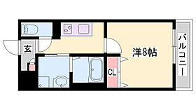 クローバー英賀保駅前  ｜ 兵庫県姫路市飾磨区城南町1丁目（賃貸マンション1K・3階・27.52㎡） その2