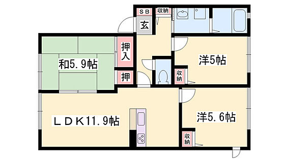 グリーンコート土山_間取り_0