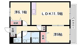 コンフォール清水  ｜ 兵庫県姫路市飾磨区清水1丁目（賃貸アパート2LDK・1階・57.74㎡） その2