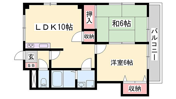 エスポワール滝野_間取り_0