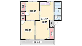 ヌーベル・ヴァーグA  ｜ 兵庫県姫路市白国1丁目（賃貸アパート2LDK・1階・53.00㎡） その2