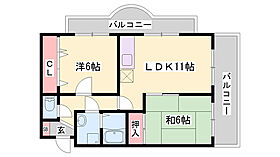 アルコ・ラ・カーサ佃町  ｜ 兵庫県姫路市佃町（賃貸マンション2LDK・2階・54.60㎡） その2