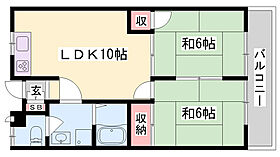 池田ハイツ  ｜ 兵庫県宍粟市山崎町門前（賃貸アパート2LDK・2階・49.68㎡） その1