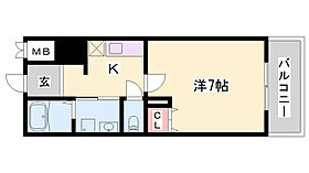 インタービレッジ船丘  ｜ 兵庫県姫路市船丘町（賃貸マンション1K・5階・25.94㎡） その2