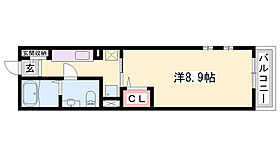 アクロポリスV  ｜ 兵庫県姫路市野里（賃貸マンション1K・3階・28.30㎡） その2