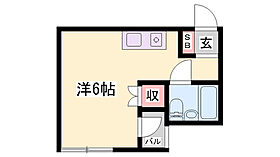 フローラル北平野  ｜ 兵庫県姫路市北平野南の町（賃貸マンション1R・1階・19.40㎡） その2