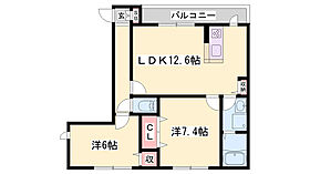 ヴィラーチェ神河  ｜ 兵庫県神崎郡神河町吉富（賃貸アパート2LDK・1階・59.00㎡） その2