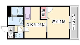 ウイングス神姫  ｜ 兵庫県姫路市北条（賃貸マンション1DK・3階・34.31㎡） その2