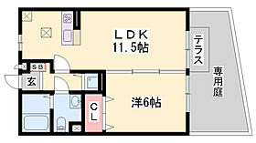 サンリッチ和田  ｜ 兵庫県西脇市和田町（賃貸アパート1LDK・1階・40.07㎡） その2