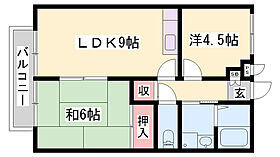 メゾンクレール  ｜ 兵庫県宍粟市山崎町門前（賃貸アパート2LDK・2階・46.37㎡） その2