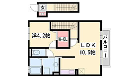 セジュールＡＭＩＫＡIII  ｜ 兵庫県姫路市網干区津市場（賃貸アパート1LDK・2階・41.99㎡） その2