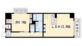 キャッスルコート博労町  ｜ 兵庫県姫路市博労町（賃貸マンション1LDK・7階・52.34㎡） その2