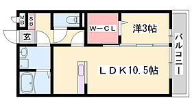 セジュール東阿保　B棟  ｜ 兵庫県姫路市四郷町東阿保（賃貸アパート1LDK・1階・37.53㎡） その2