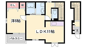 サウスエレガンス  ｜ 兵庫県姫路市飾磨区中島3丁目（賃貸アパート1LDK・2階・45.97㎡） その2