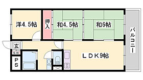 エバーグリーン今宿　A棟  ｜ 兵庫県姫路市車崎1丁目（賃貸マンション3LDK・8階・54.83㎡） その2