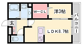 アーク土山  ｜ 兵庫県姫路市土山東の町（賃貸アパート1LDK・1階・32.95㎡） その2