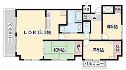 間取図画像 3LDK