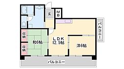 コーポ青山II 2階/-