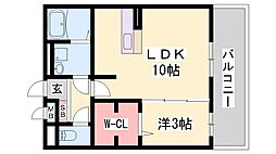 セジュール白浜　A棟 2階/-