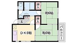 間取図画像 2DK