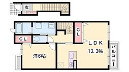 ネオ・ハーモニー太田Ａ 2階