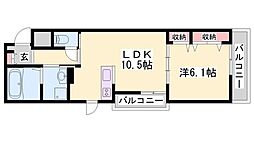 間取図画像 1LDK