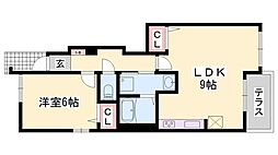 間取図画像 1LDK