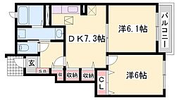 ヴィラ・カルティベート 1階/-